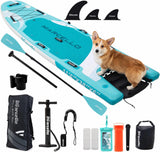 Load image into Gallery viewer, 11‘5x38“x6“ Extra Wide Inflatable Stand Up Paddle Board with Dog Ramp