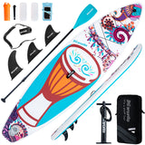 Load image into Gallery viewer, 10&#39;6&quot; Ultra-Wide Inflatable SUP Board | 420lb Capacity Lightweight Paddleboard