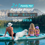 Load image into Gallery viewer, 11‘5x38“x6“ Extra Wide Inflatable Stand Up Paddle Board with Dog Ramp