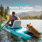 Load image into Gallery viewer, 11‘5x38“x6“ Extra Wide Inflatable Stand Up Paddle Board with Dog Ramp