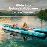 Load image into Gallery viewer, 11‘5x38“x6“ Extra Wide Inflatable Stand Up Paddle Board with Dog Ramp