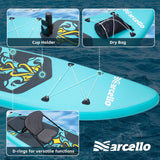 Load image into Gallery viewer, VIBRANT 11' Premium SUP Board, 35" Ultra-Wide