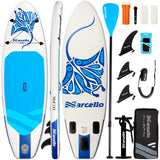 Load image into Gallery viewer, Tropical Fish 10&#39;6&#39;&#39; All Around Inflatable Paddle Board