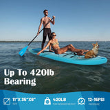 Load image into Gallery viewer, Ocean Light 11&#39; All Around Paddle Board 420lb Capacity &amp; 18lb Lightweight