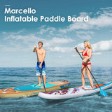 Load image into Gallery viewer, 10&#39;6&quot; Ultra-Wide Inflatable SUP Board | 420lb Capacity Lightweight Paddleboard