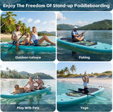 Load image into Gallery viewer, VIBRANT 11' Premium SUP Board, 35" Ultra-Wide