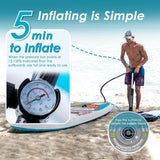 Load image into Gallery viewer, 10&#39;6&quot; Ultra-Wide Inflatable SUP Board | 420lb Capacity Lightweight Paddleboard