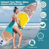 Load image into Gallery viewer, Summer 10&#39;6&#39;&#39; All Around Paddle Board 33&quot; Ultra-Light SUP