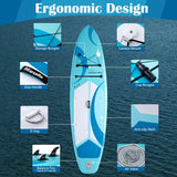 Load image into Gallery viewer, Ocean Light 11&#39; All Around Paddle Board 420lb Capacity &amp; 18lb Lightweight