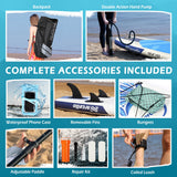 Load image into Gallery viewer, Tropical Fish 10&#39;6&#39;&#39; All Around Inflatable Paddle Board