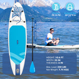 Load image into Gallery viewer, Tropical Fish 10&#39;6&#39;&#39; All Around Inflatable Paddle Board